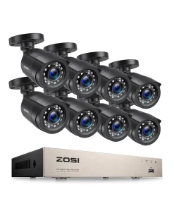 ZOSI 8CH 1080P HDMI DVR Recorder Mit 8x Outdoor 2.0MP Video Überwachungskamera System Ohne Festplatte