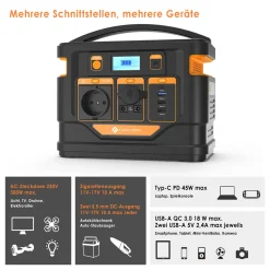 NOVOO Tragbare Stromerzeuger Power Station Solar Stromgenerator Solar Powerbank, 296Wh 80000mAh Mobiler Energiespeicher,230AC Steckdose,PD 45W Type-C,Solar Generator Für Notfall Campin -Garten- & Gewächshäuser Geschäft 89c63bfb2419c4fb56b3a6fd80b1d4aa