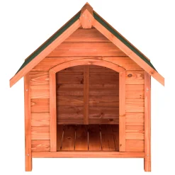 Tectake Hundehütte Bailey 72x65x83cm - Braun -Garten- & Gewächshäuser Geschäft 89d7cc555cd926b991993cb568b35cea