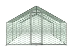 Bc-elec - RA-382 Freilandhühnerstall 3x8x2m, Drahtgittergehege Für Hühner, Geflügel, Verzinkte Stahlkonstruktion 25x0,65mm -Garten- & Gewächshäuser Geschäft 89ec6d468717dd4d65fc16f94f2e48e8