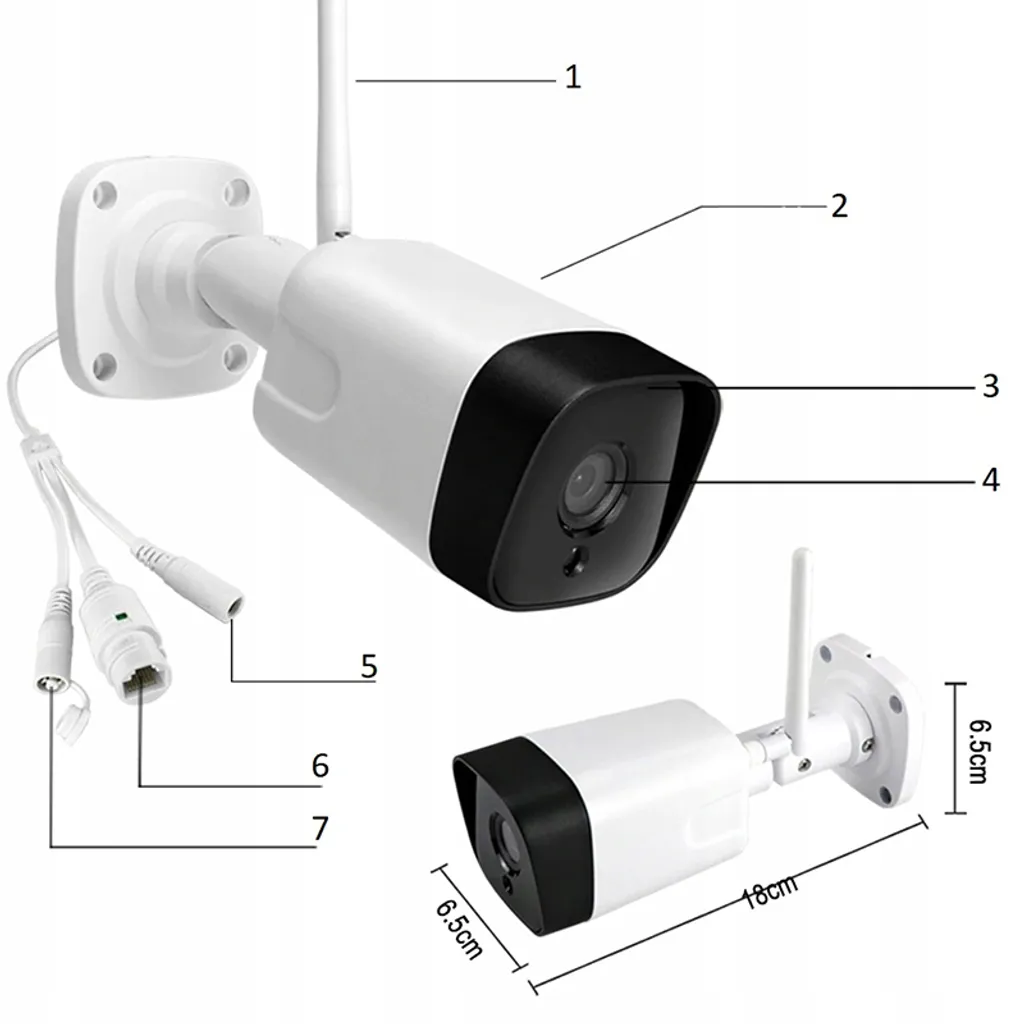 Kabellose WLAN Überwachungskamera IP Kamera Aussen Outdoor 1080P Full HD 2.4GHz WiFi IP66 Wasserdicht Bewegungserkennung Kartenslot 355°/90° Retoo 14 Kabellose WLAN Überwachungskamera IP Kamera Aussen Outdoor 1080P Full HD 2.4GHz WiFi IP66 Wasserdicht Bewegungserkennung Kartenslot 355°/90° Retoo – Bild 14
