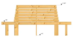 Baßner Holzbau Sechseck Baumbank XXL Lärchenholz Unbehandelt Innendurchmesser 119cm -Garten- & Gewächshäuser Geschäft 8a3faf414ed9515ef7ce128b7233052f