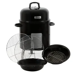 BBQ-Toro Räuchertonne Beech Ø 43,5 Cm | Räucherofen BBQ Smoker Holzkohlegrill