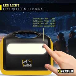 Craftfull Powerstation Adventure CP-600 Schwarz/Gelb, 595 Wh, 600 Watt, Tragbar, Lithium-Akku, Steckdose, USB 23 Craftfull Powerstation Adventure CP-600 Schwarz/Gelb, 595 Wh, 600 Watt, Tragbar, Lithium-Akku, Steckdose, USB -Garten- & Gewächshäuser Geschäft 8a5c623febc721e0d270d67a130ce3cd