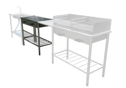 Westerholt Westerhold Edelstahl Arbeitstisch Country-Life Beistelltisch 100 X 50 Cm -Garten- & Gewächshäuser Geschäft 8a9544508caf3fa36359c3536986635b