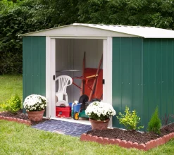 Spacemaker Gerätehaus 10x12 Grün 313x370 Cm 4 Spacemaker Gerätehaus 10x12 Grün 313x370 Cm -Garten- & Gewächshäuser Geschäft 8a974df7024db776bebbe247f86ec147