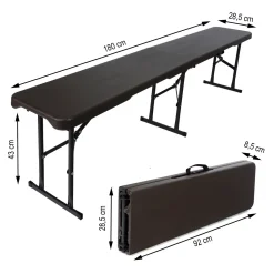 Baumarktplus 2x Bierbank Klappbank Aus Kunstoff Grau Holzoptik 180cm Klappbar Bierzeltbank Campingbank -Garten- & Gewächshäuser Geschäft 8aa991c3d8ea0ccac2a53b5c532e8a7e