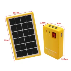 Audew Solar Panel Solargenerator 3 LED-Licht USB-Ladegerät 5V USB Beleuchtung -Garten- & Gewächshäuser Geschäft 8ae64f5622d4ecb2f8c3ecdebac3d4f5