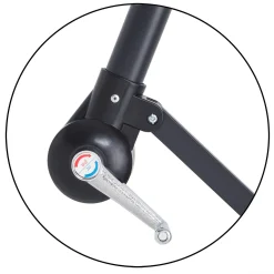 Deuba Kingsleeve Sonnenschirm Mit Ständer 330cm Groß UV Schutz 40+ Kurbel Neigbar Alu Wasserabweisend Windfest Ampelschirm Garten Terrasse Balkon 3,3m, Farbe:grün -Garten- & Gewächshäuser Geschäft 8aeadbc60bd315498076d5dafaab700f 1