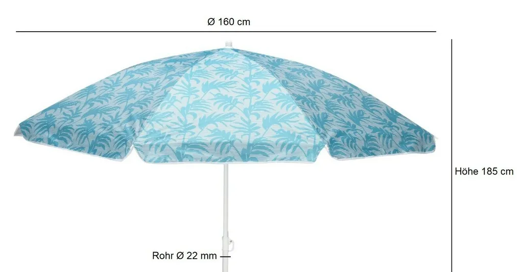 Meinposten Sonnenschirm UV Schutz 50+ Strandschirm Balkonschirm Schirm Knickbar Ø 160 Cm Koralle 2 Meinposten Sonnenschirm UV Schutz 50+ Strandschirm Balkonschirm Schirm Knickbar Ø 160 Cm Koralle – Bild 2