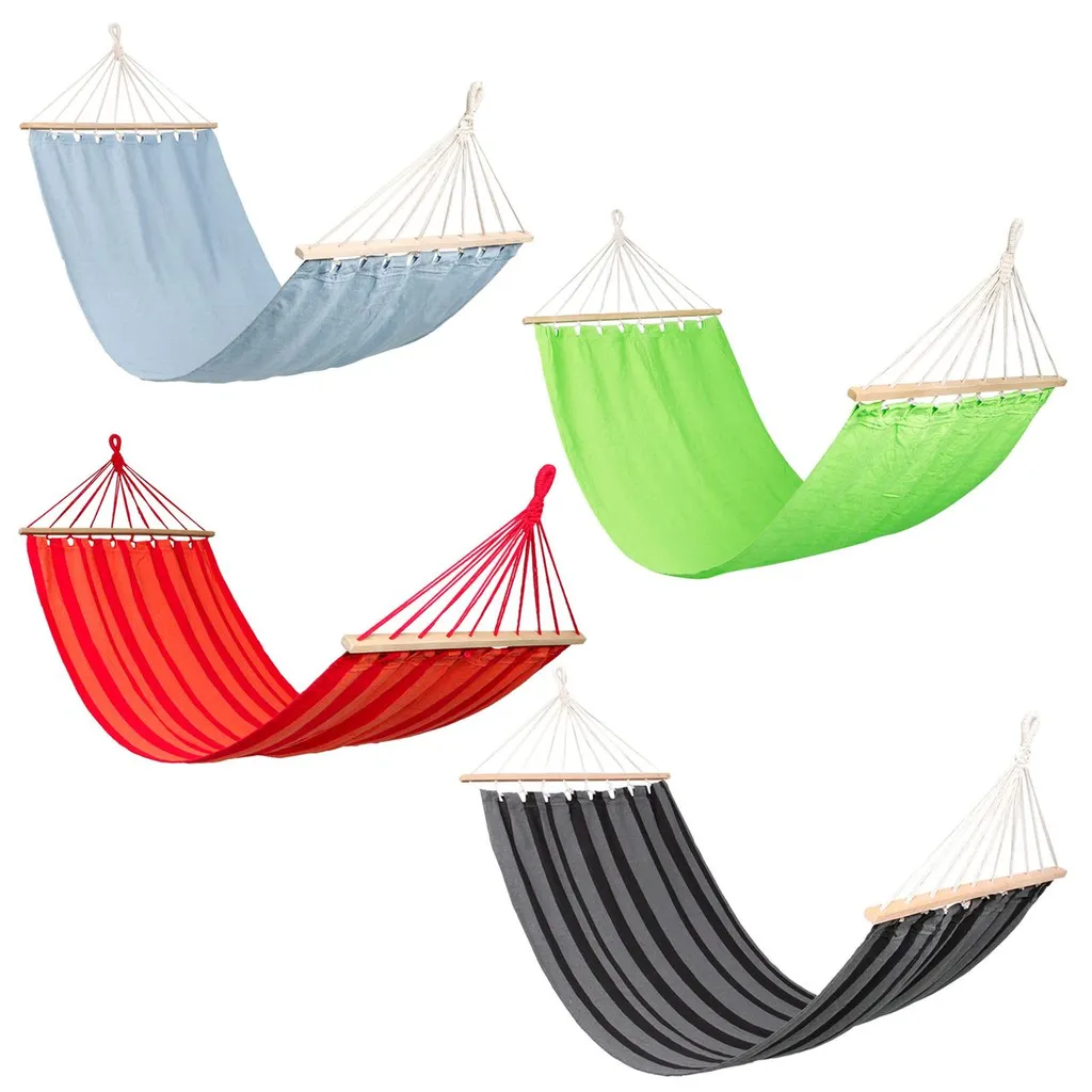 LEX Hängematte Mit Holzrahmen 200 X 80 Cm Verschiedene Farben, Farbe:Lime-Grün 1 LEX Hängematte Mit Holzrahmen 200 X 80 Cm Verschiedene Farben, Farbe:Lime-Grün