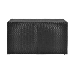 Juskys Polyrattan Auflagenbox Ikaria 950 L Inkl. Deckel Mit Hubautomatik & Innenplane – Garten Kissenbox Für Balkon & Terrasse – Gartenbox Schwarz -Garten- & Gewächshäuser Geschäft 8ba724c546a0313e210dc05c808fe46c