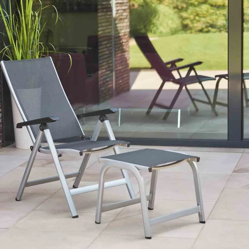 Siena Garden Tesoro Gartenstuhl, Klappbar, Silber 14 Siena Garden Tesoro Gartenstuhl, Klappbar, Silber – Bild 14