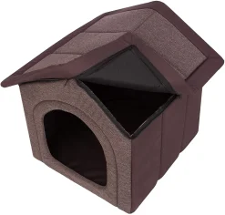 Hobbydog Hundehaus Hundehütte Schlafplatz Beruigungsplatz Beruigungshöhle Dunkelbraun R5 70 X 60 X 63 Cm -Garten- & Gewächshäuser Geschäft 8bbb7fb6e14ad48daaada2dd29dae8a5
