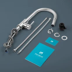 Küchenarmatur Ausziehbar, M Mehoom Wasserhahn Küche 360 ° Drehbarer, Mischbatterie Küche Mit Brause 2 Ausgangsmodi -Garten- & Gewächshäuser Geschäft 8bd2b6fe7f28f7e6467d8cbb40639fc5