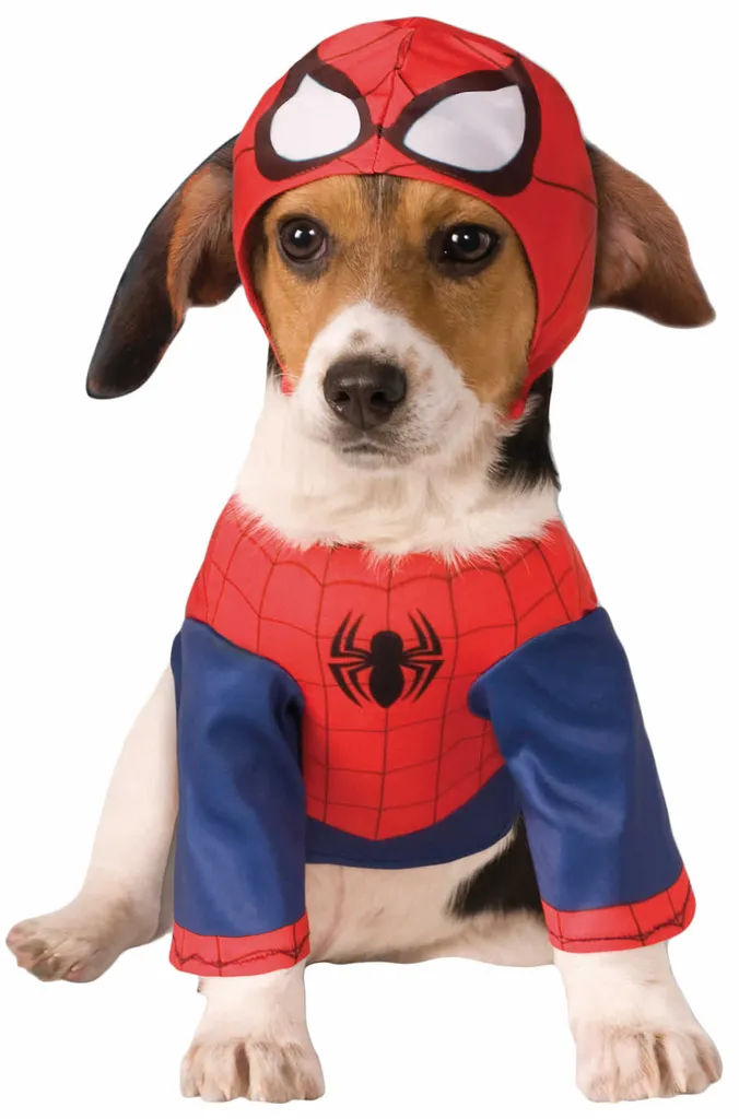 Rubies Hundekostüm Spiderman Kostüm Für Hunde, Größe:S 3 Rubies Hundekostüm Spiderman Kostüm Für Hunde, Größe:S – Bild 3