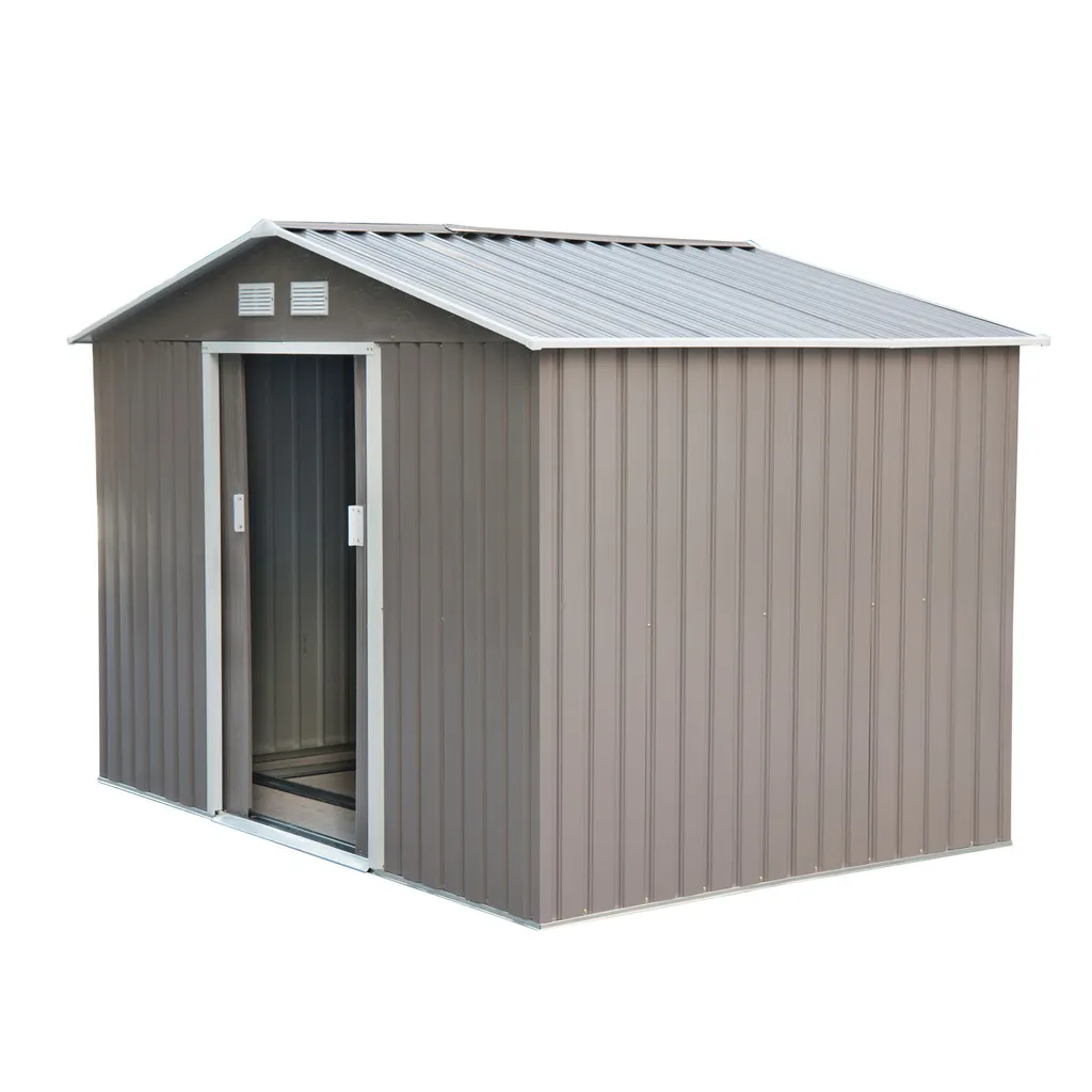 Outsunny Metall Gerätehaus Mit Fundament Geräteschuppen Gartenhaus Garten Schuppen 277 X 191 X 192 Cm 1 Outsunny Metall Gerätehaus Mit Fundament Geräteschuppen Gartenhaus Garten Schuppen 277 X 191 X 192 Cm