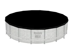 Bestway® Steel Pro MAX™ Aufstellpool Komplett-Set Mit Filterpumpe Ø 549 X 122 Cm, Steinwand-Optik (Cremegrau), Rund -Garten- & Gewächshäuser Geschäft 8c53e2d2c61df03963dc127832ddaecb