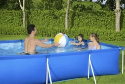 Bestway Frame Pool Deluxe Splash-Steel Pro 300 X 200 X 66 Cm, Mit Ablassventil, 3300 L -Garten- & Gewächshäuser Geschäft 8c75d1f8eb658232225fcbf92ef678d5