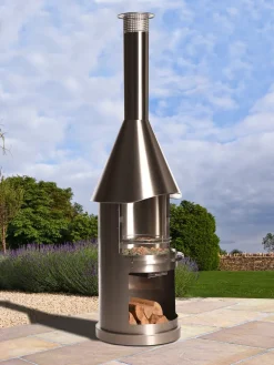 BUSCHBECK Edelstahlgrillkamin Sydney Edelstahl Maße L72 X B72 X H250 Cm Edelstahl Gebürstet -Garten- & Gewächshäuser Geschäft 8c8123f39640ff68e7a0680119ecb3f2