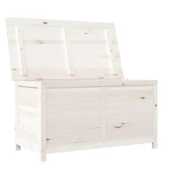 VidaXL Outdoor-Kissenbox Weiß 100x50x56 Cm Massivholz Tanne -Garten- & Gewächshäuser Geschäft 8c88ed3ec8853ee54a21f3b198649daf