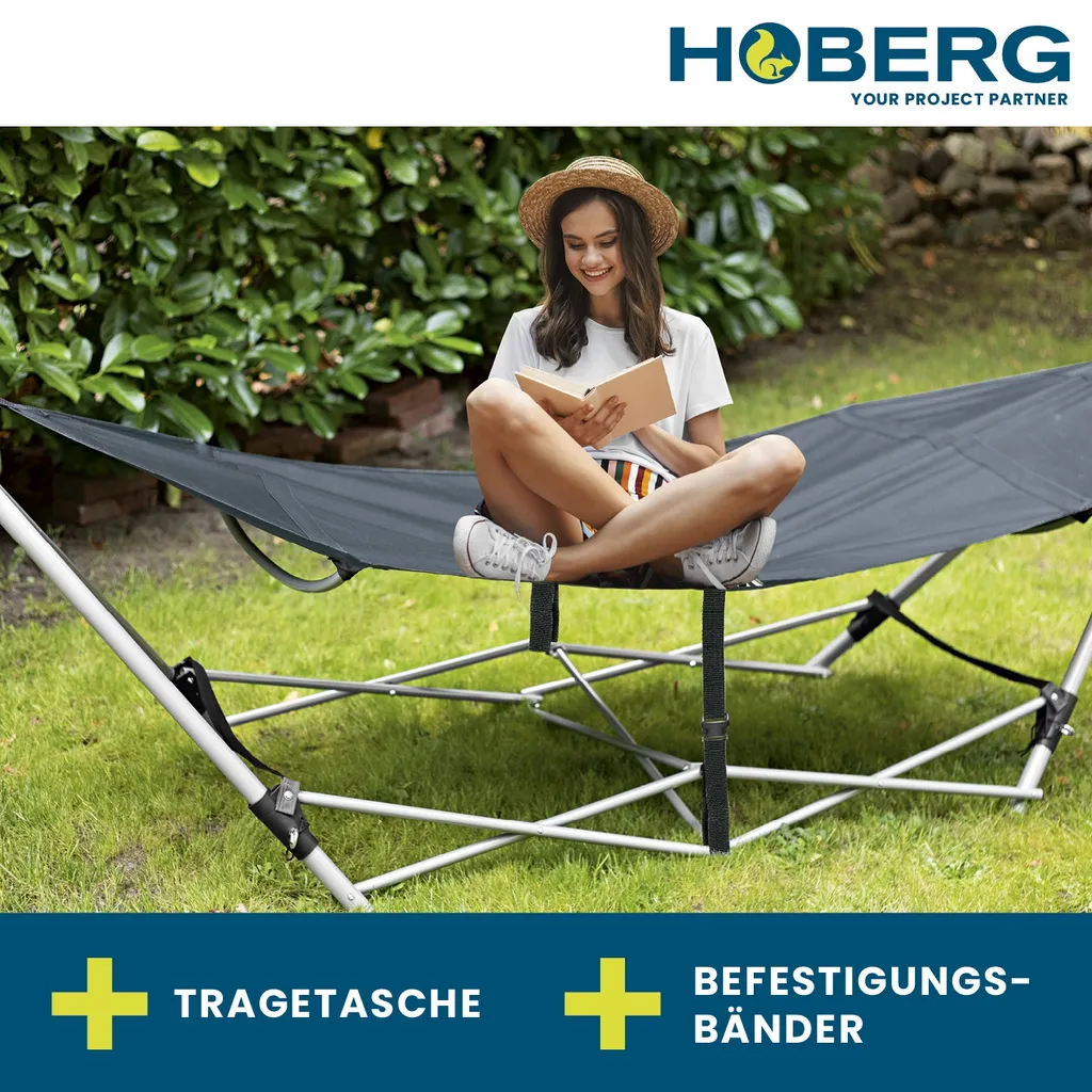 Maxxworld Hoberg Klappbare Hängematte 2 Maxxworld Hoberg Klappbare Hängematte – Bild 2