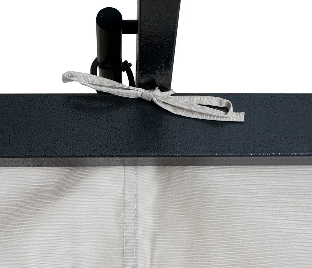 Mendler Pergola MCW-C42, Garten Pavillon, Stabiles 6cm-Gestell + Schiebedach Creme 3x3m 15 Mendler Pergola MCW-C42, Garten Pavillon, Stabiles 6cm-Gestell + Schiebedach Creme 3x3m – Bild 15