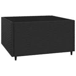 VidaXL 4-tlg. Garten-Lounge-Set Mit Kissen Schwarz Poly Rattan -Garten- & Gewächshäuser Geschäft 8cae8268eb2c1cd8afbc5684d6548a0d