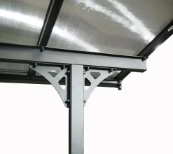 Westmann Aluminium Terassenüberdachung Mit Doppelstegplatten "Bruce" Schwarz 556 X 300 X 225-270 Cm (L X B X H) -Garten- & Gewächshäuser Geschäft 8cb58283b12793d0c7b7a02d5cbdc41f