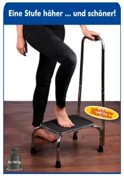 Vital Comfort Tritthocker Mit Haltegriff, Chrom -Garten- & Gewächshäuser Geschäft 8cd712cf445c86f3a9b6b76a37c61c67