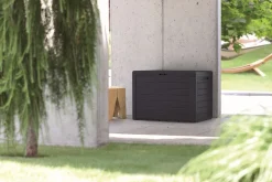 Kreher Technik Kreher Kissenbox "Woodebox" In Anthrazit 190 Liter -Garten- & Gewächshäuser Geschäft 8d028e54b306900ddb38423b89a1fc2a