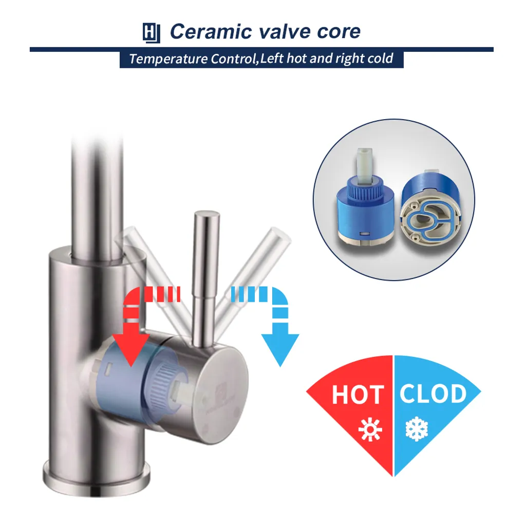 Homelody Küchenarmatur 360° Drehbar Wasserhahn Küche Edelstahl Spültischarmatur Mit Hoher Auslauf (251mm) Mischbatterie Küche Armatur Hochdruck Einhebelmischer 4 Homelody Küchenarmatur 360° Drehbar Wasserhahn Küche Edelstahl Spültischarmatur Mit Hoher Auslauf (251mm) Mischbatterie Küche Armatur Hochdruck Einhebelmischer – Bild 4