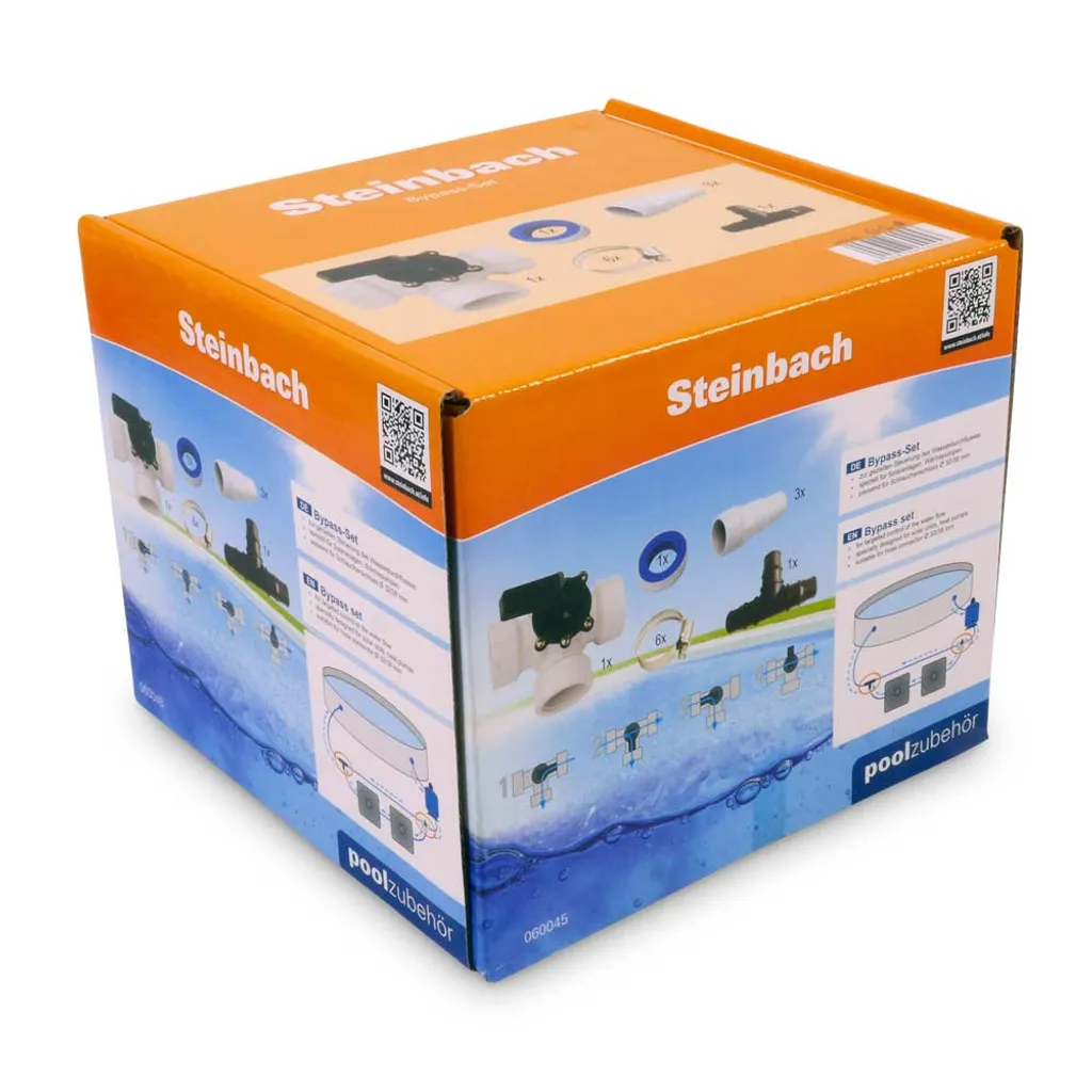 Steinbach Group Intex Bypass-Set Für 38mm Schwimmbadschlauch 3-Wege-Ventil, T-Stück, Schlauchtüllen, Schlauchklemmen Teflonband 5 Steinbach Group Intex Bypass-Set Für 38mm Schwimmbadschlauch 3-Wege-Ventil, T-Stück, Schlauchtüllen, Schlauchklemmen Teflonband – Bild 5