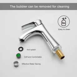 Aihom Bad Kaltwasser Standventil Armatur Wasserhahn Chrom Badarmaturen Mit Anschlussschlauch Waschtischarmatur Für Badzimmer -Garten- & Gewächshäuser Geschäft 8ddfc1da98a0d7f23d05e8d176f7e0e7