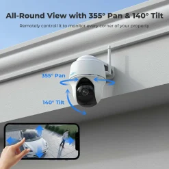 Reolink 2K PTZ Überwachungskamera Aussen Akku Mit Personen-/Fahrzeugerkennung, 355°/140° Schwenkung, 2,4GHz WiFi, PIR-Sensor, IR-Nachtsicht, SD-Kartenslot, 2-Wege Audio, Argus PT-4MP 21 Reolink 2K PTZ Überwachungskamera Aussen Akku Mit Personen-/Fahrzeugerkennung, 355°/140° Schwenkung, 2,4GHz WiFi, PIR-Sensor, IR-Nachtsicht, SD-Kartenslot, 2-Wege Audio, Argus PT-4MP -Garten- & Gewächshäuser Geschäft 8dfff73cf46c37c3f4957ed8862a5155