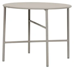 PKline Pesetos Gartentisch Ø50 Grau Garten Tisch Gartenmöbel Esstisch Rund Balkon Möbel