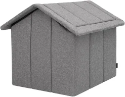 Hobbydog Hundehütte Hundeecke Ruhebereich Zwinger Tierheim Hundezwinger Haustierhütte Haustierzwinger Graphit Ökoleinen R2: 44 X 38 X 53 Cm -Garten- & Gewächshäuser Geschäft 8e600643a8abaecc20b16759145b5615 1