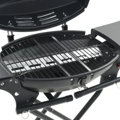 VidaXL Tragbarer Gasgrill Mit Brenner Schwarz -Garten- & Gewächshäuser Geschäft 8e7912f4baf316a3788f4e9e6297a5db