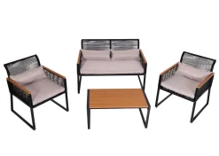Mendler Garten-Garnitur HWC-K42, Gartenlounge Lounge-Set Sitzgruppe Sofa, Seilgeflecht Rope Polywood Stahl, Polster Hellgrau 30 Mendler Garten-Garnitur HWC-K42, Gartenlounge Lounge-Set Sitzgruppe Sofa, Seilgeflecht Rope Polywood Stahl, Polster Hellgrau -Garten- & Gewächshäuser Geschäft 8e94b4e528c47d58e62af49a45841355