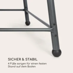 Blumfeldt Palermo - Doppel-Schaukel-Liege, Gartenliege, Stahlrahmen, Sonnendach: 200 X 144 Cm (BxT), Liegefläche: 130 X 207 Cm (BxT), Einfacher Aufbau, 2 Höhenverstellbare Kopfkissen, Grau -Garten- & Gewächshäuser Geschäft 8ebef6ca5397096430594686cef0e73e