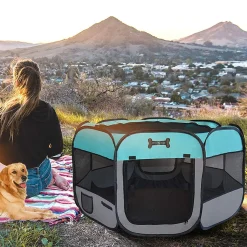 Mucola Welpenlaufstall Faltbar Welpenauslauf Tierlaufstall Laufstall Türkis 11 Mucola Welpenlaufstall Faltbar Welpenauslauf Tierlaufstall Laufstall Türkis -Garten- & Gewächshäuser Geschäft 8ef6d4f331973d5bafa83682b4f4390d