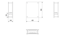 Kratki Wandkamin Bioethanol GLASS Mit Verglasung Set -Garten- & Gewächshäuser Geschäft 8f4e8d1ba3e776a481995fb0cc60c3ce