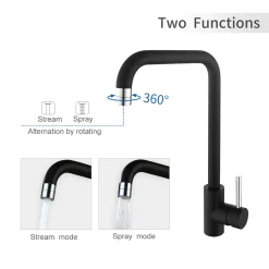 Homelody Küchenarmatur Schwarz Wasserhahn Küche 2 Strahlarten Spültischarmatur 360° Drehbar Einhebelmischer Hochdruck Spülbecken Armatur Mischbatterie Für Küchen, Schwarz 12 Homelody Küchenarmatur Schwarz Wasserhahn Küche 2 Strahlarten Spültischarmatur 360° Drehbar Einhebelmischer Hochdruck Spülbecken Armatur Mischbatterie Für Küchen, Schwarz -Garten- & Gewächshäuser Geschäft 8f5d00b73609b92ecb69f62bfee45cad