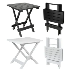 Deuba Klapptisch Beistelltisch Klappbar 50x45x43 Cm Balkontisch Campingtisch Gartentisch Kunststoff, Farbe:weiß -Garten- & Gewächshäuser Geschäft 8f765ef580e31828b0912daff48b4b35