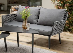 Destiny Sitzgruppe RAVENNA Grau -Garten- & Gewächshäuser Geschäft 8f8742c11b3de641c7d49c818f1792df