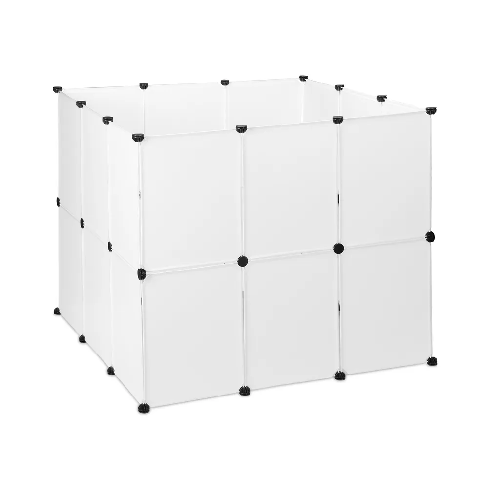 Relaxdays DIY Freilaufgehege Kunststoff 8 Relaxdays DIY Freilaufgehege Kunststoff – Bild 8