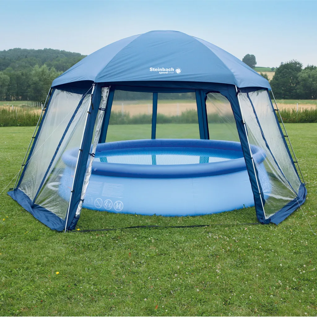 Steinbach Group Steinbach 36420 Pooldach Aus Wasserabweisenden Stoff Mit Fenster 5 Steinbach Group Steinbach 36420 Pooldach Aus Wasserabweisenden Stoff Mit Fenster – Bild 5