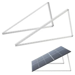 Juskys Balkonkraftwerk Montageset - Halterung Solarmodul Bis 80 Kg Photovoltaik Befestigung - Montagepaket PV-Anlage Solar Montagesystem Modulträger