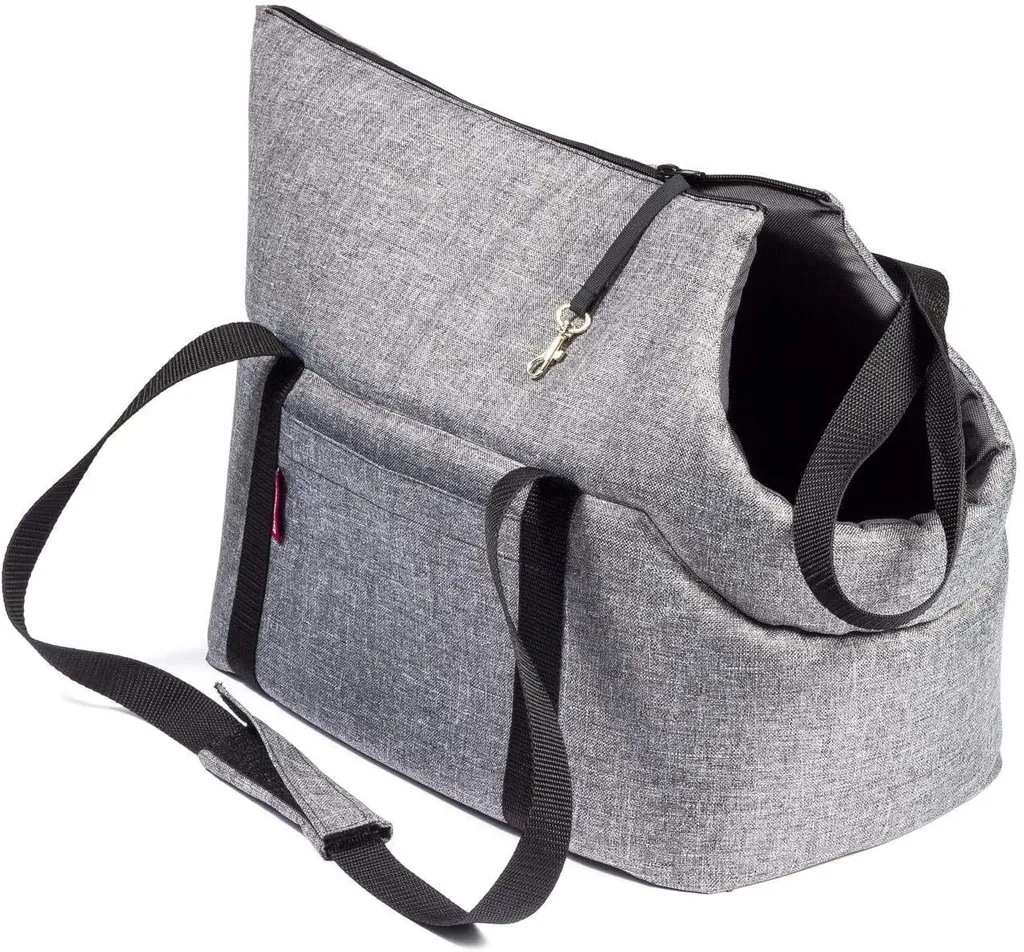 Home Fashion Hundetasche Tragetasche Transporttasche Für Hunde Katzen Transportbox Tasche Neu Grau XS 3 Home Fashion Hundetasche Tragetasche Transporttasche Für Hunde Katzen Transportbox Tasche Neu Grau XS – Bild 3