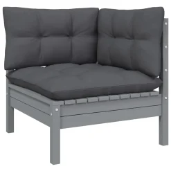VidaXL 3-Sitzer-Gartensofa Mit Anthrazit Kissen Massivholz Kiefer -Garten- & Gewächshäuser Geschäft 8fe6be3e3c0e09fcebe737ac1a144b22